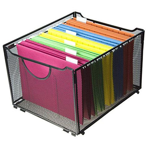 metal mesh box for folders|wire mesh storage boxes.